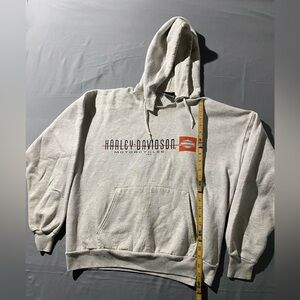 Harley-Davidson Light Gray Hoodie for Men